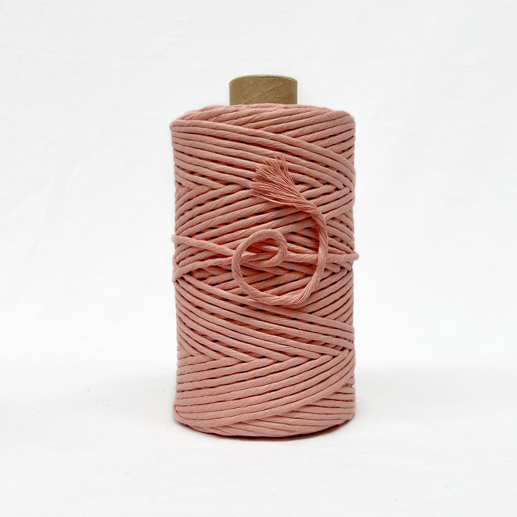 Recycled Luxe Macrame String // Coral