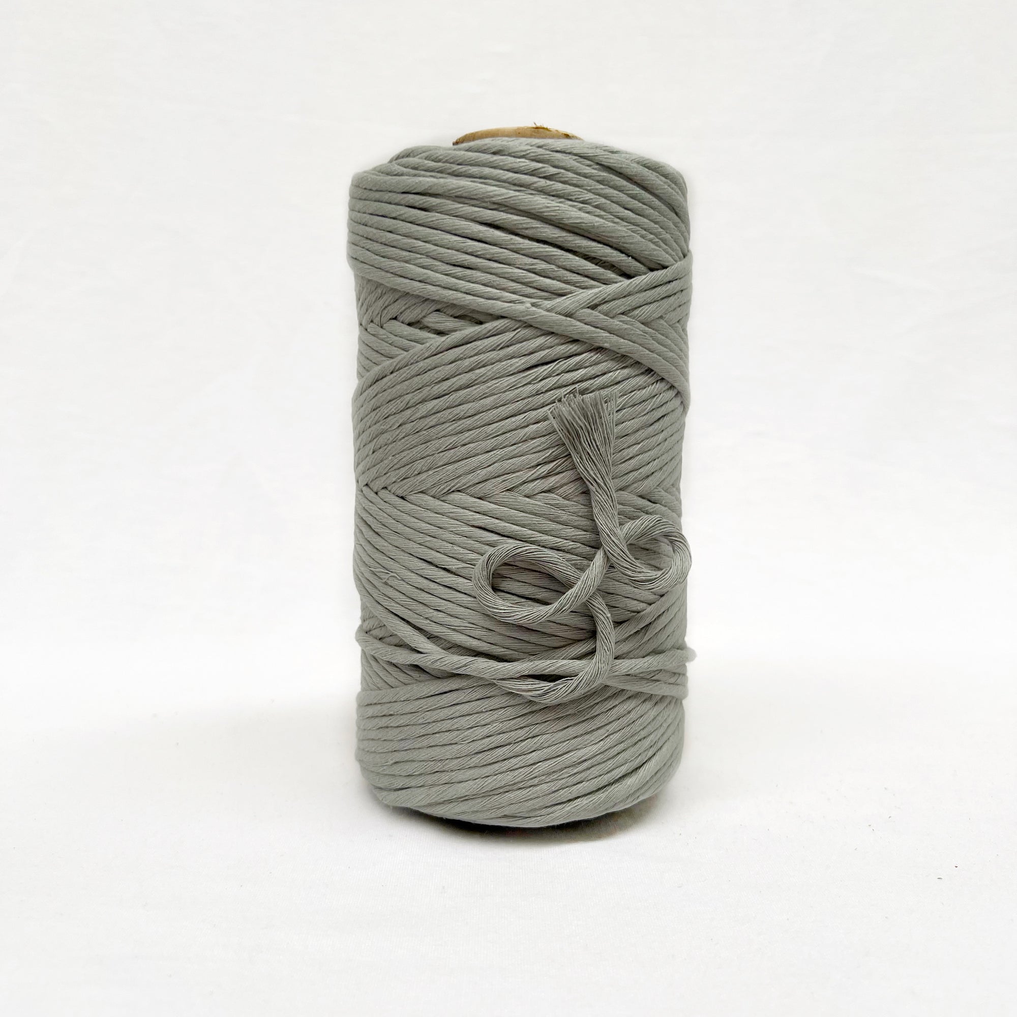 Recycled Luxe Macrame String // Silver Sage