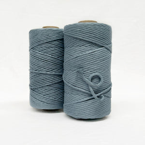 Recycled Luxe Macrame String // Vintage Blue