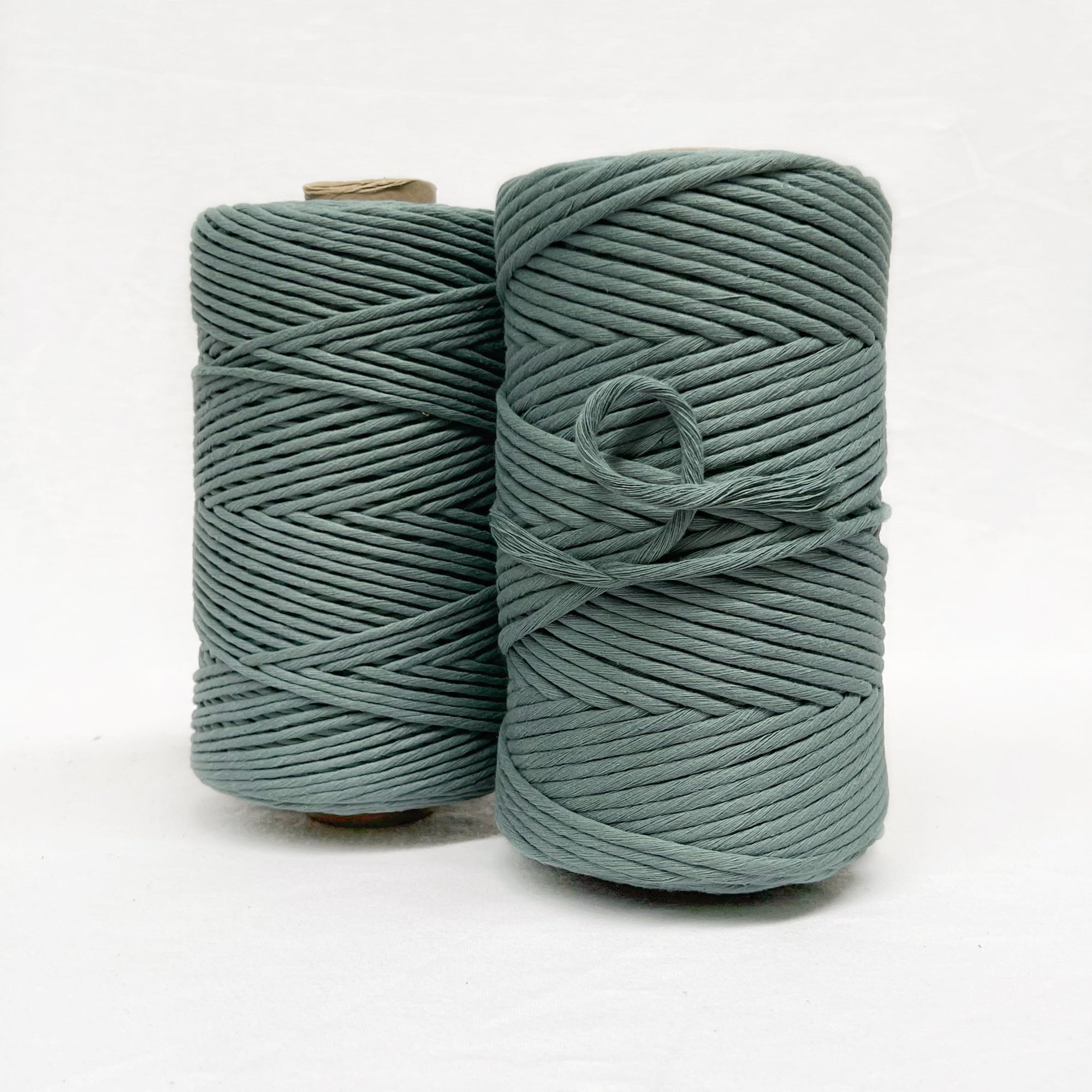 Recycled Luxe Macrame String // Vintage Teal