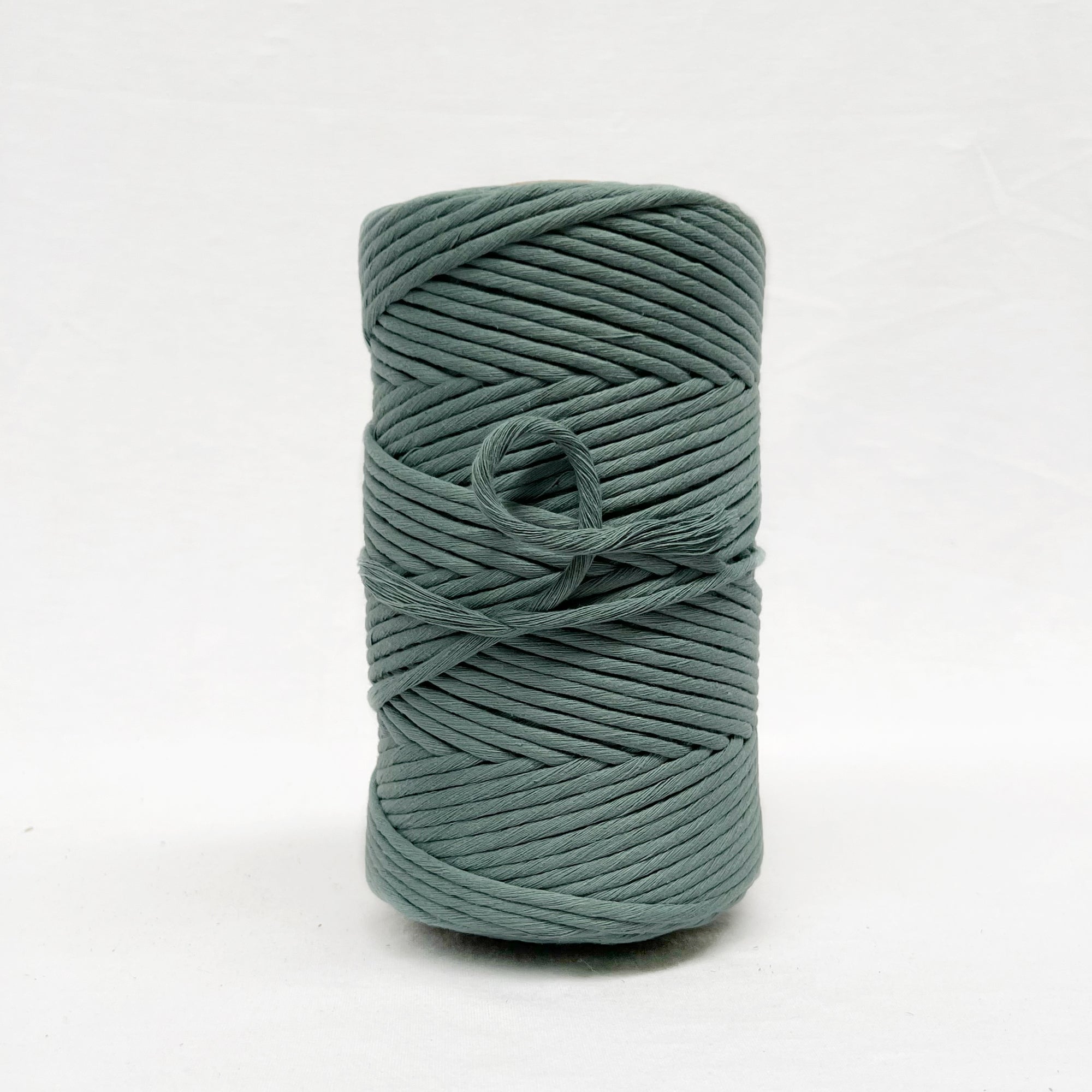 Recycled Luxe Macrame String // Vintage Teal