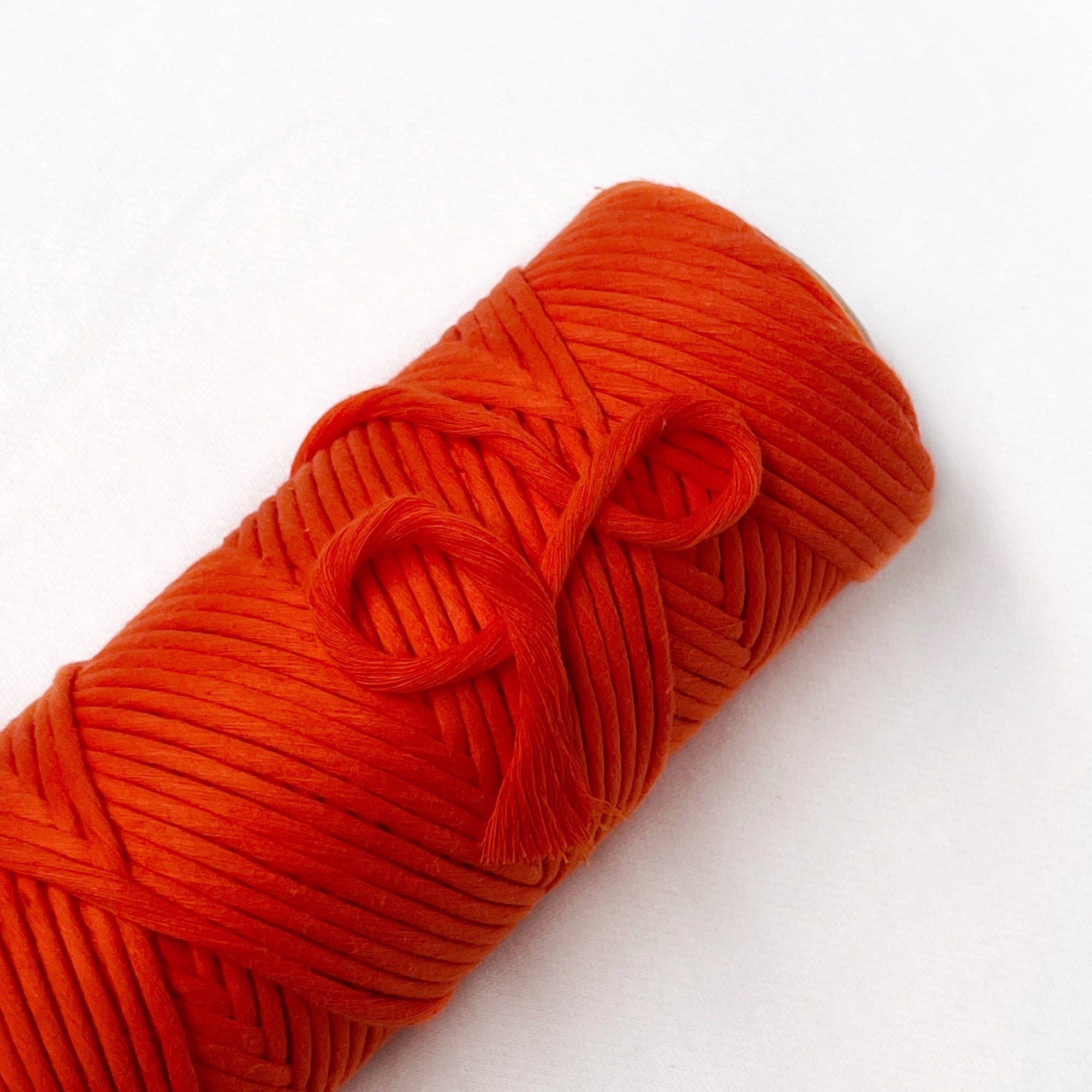 Cloud 9 Macrame String // Flame Orange