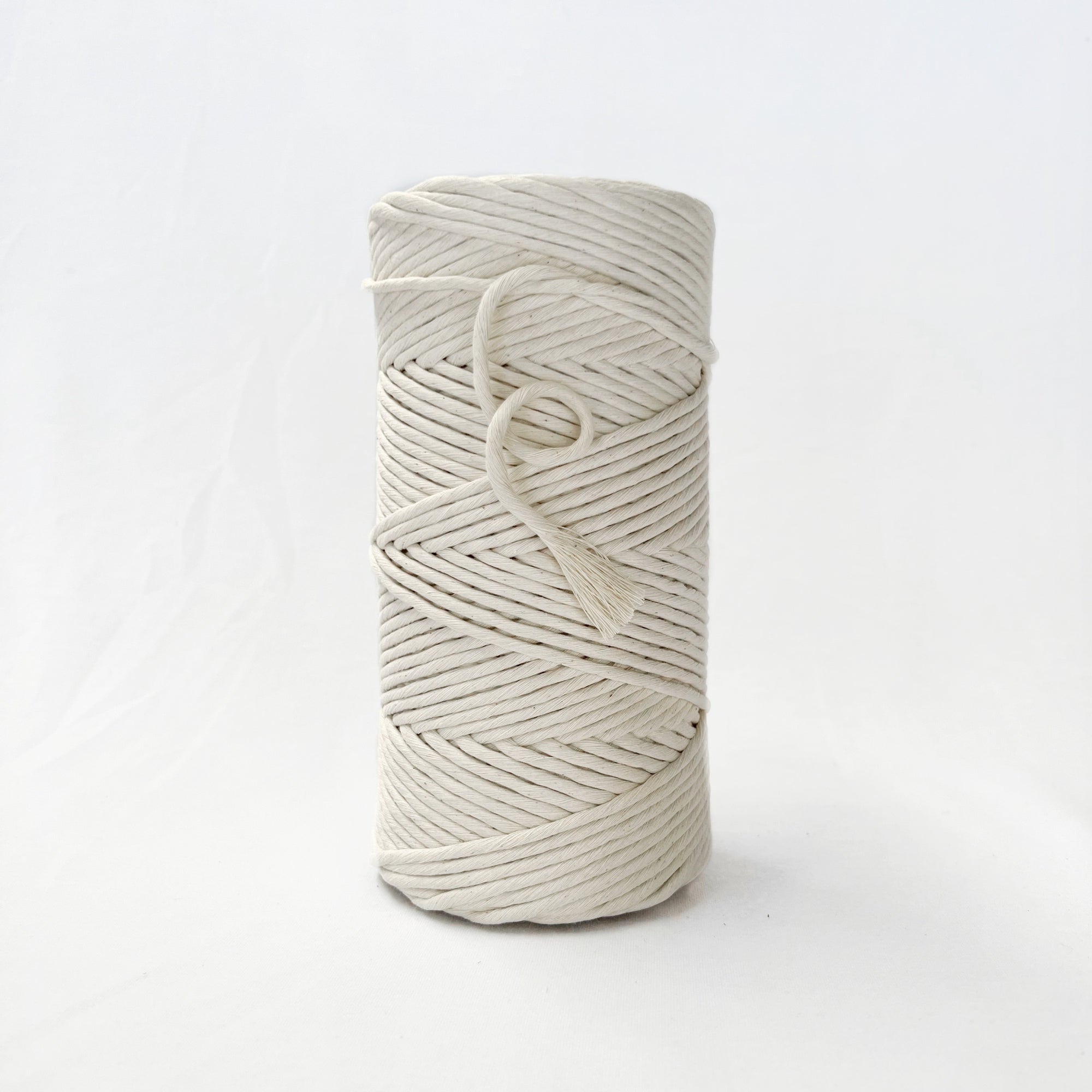 Natural Macrame Cotton String // 5mm