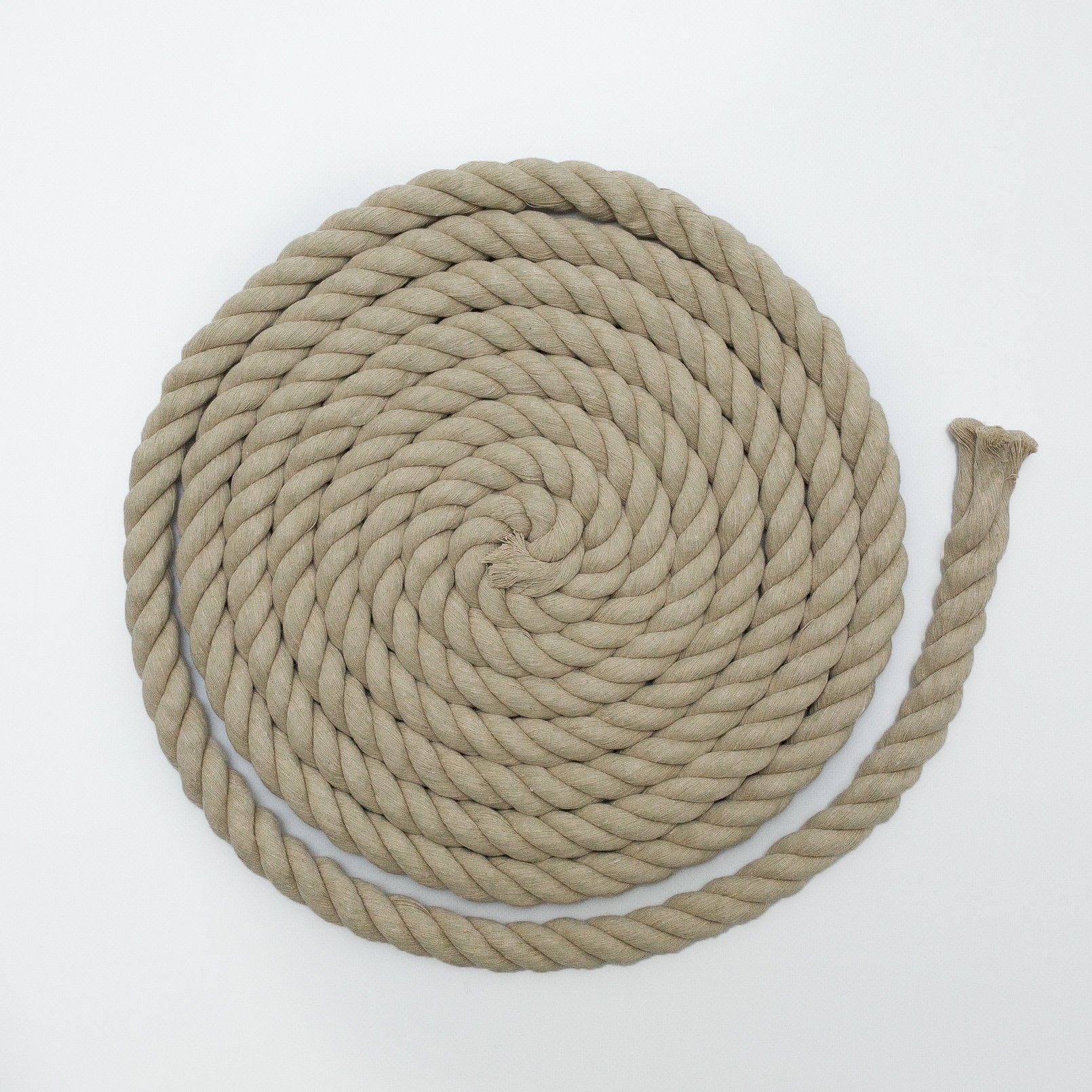 Mary Maker Studio 3Ply Twisted Rope Champagne 1m 20mm Coloured Macrame Rope macrame cotton macrame rope macrame workshop macrame patterns macrame