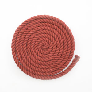 Mary Maker Studio 3Ply Twisted Rope Cinnamon 1m 20mm Coloured Macrame Rope macrame cotton macrame rope macrame workshop macrame patterns macrame