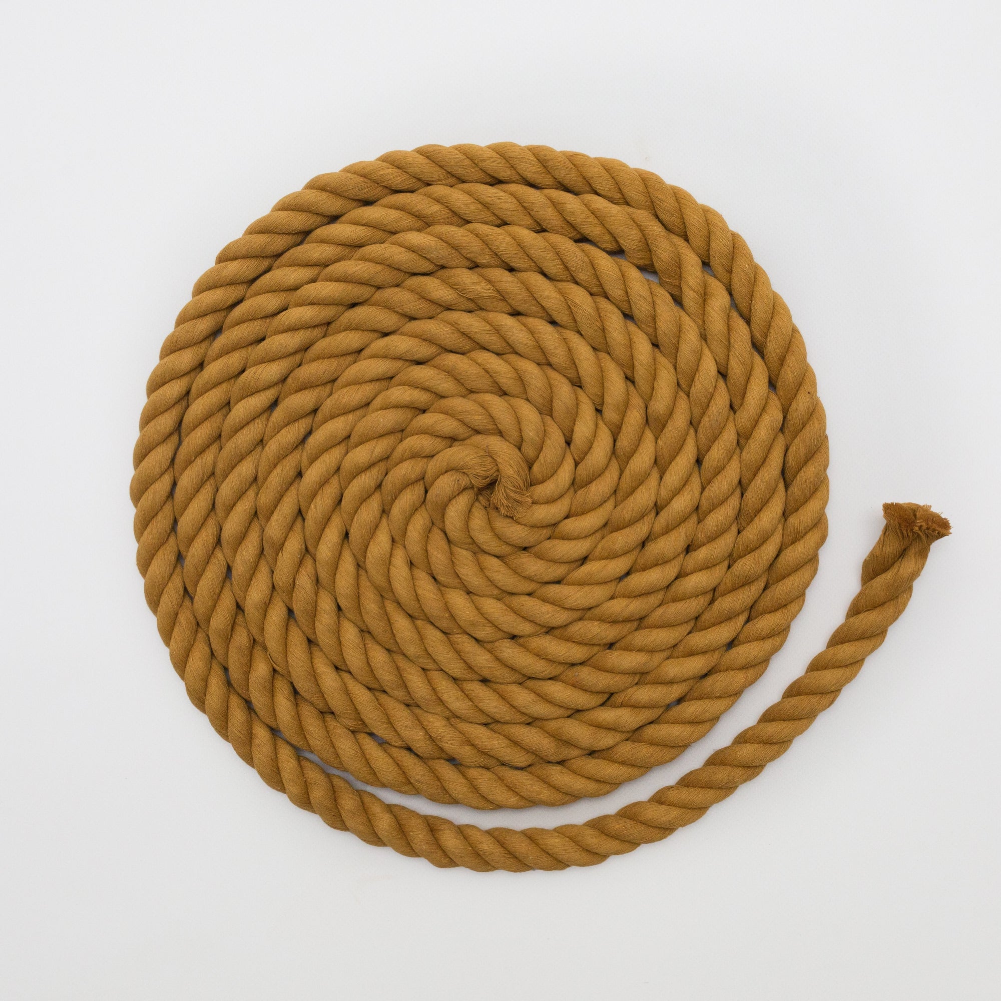 Mary Maker Studio 3Ply Twisted Rope Mustard 1m 20mm Coloured Macrame Rope macrame cotton macrame rope macrame workshop macrame patterns macrame