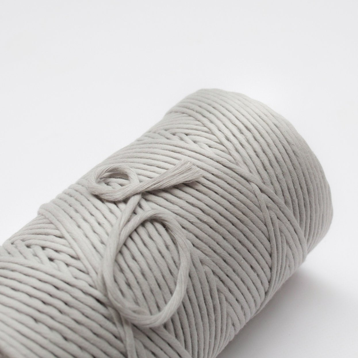 Mary Maker Studio Cloud 9 Cotton 4mm 1KG Cloud 9 Macrame String // Grey Frost macrame cotton macrame rope macrame workshop macrame patterns macrame