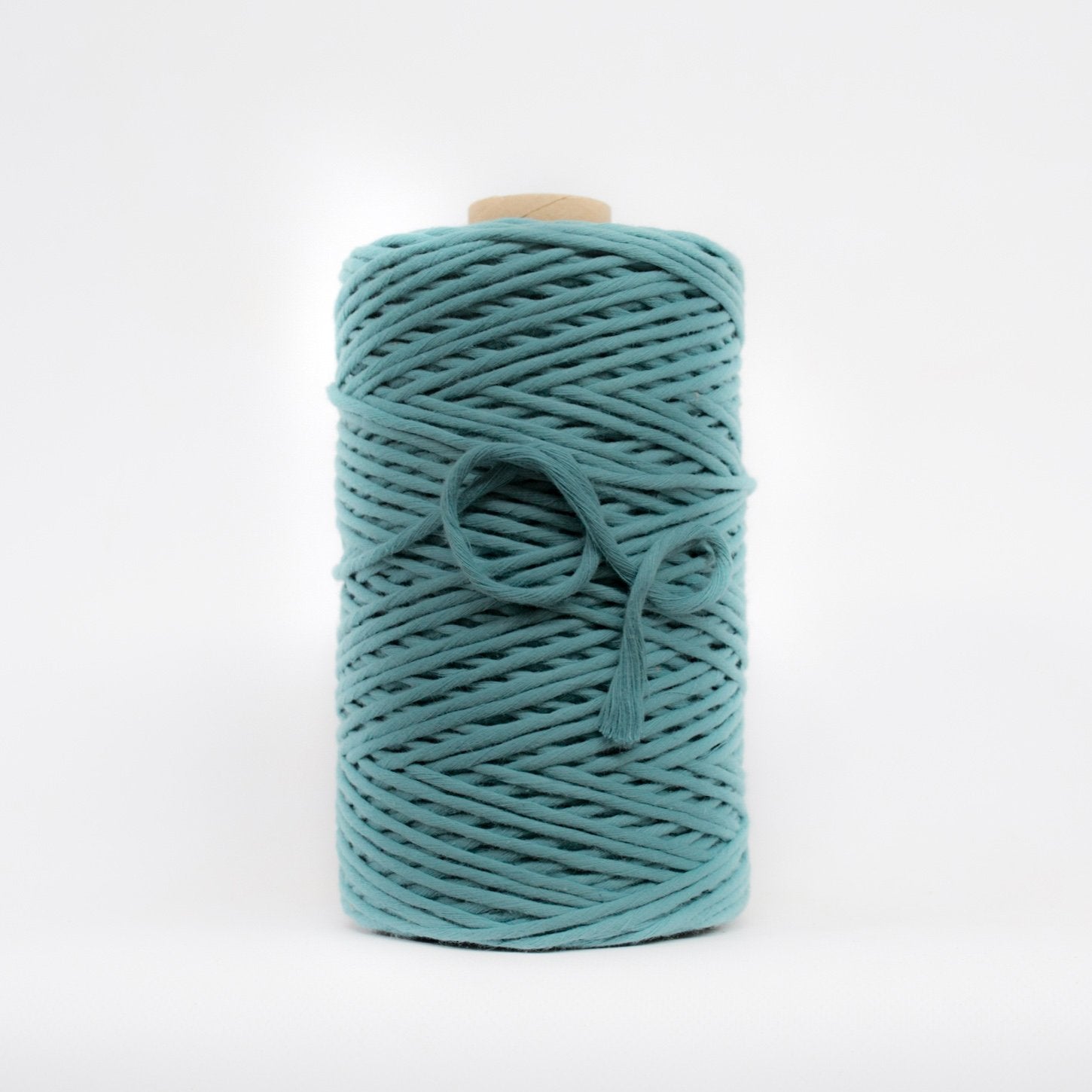 Mary Maker Studio Cloud 9 Cotton 4mm 1KG Cloud 9 Macrame String // Mineral Blue macrame cotton macrame rope macrame workshop macrame patterns macrame