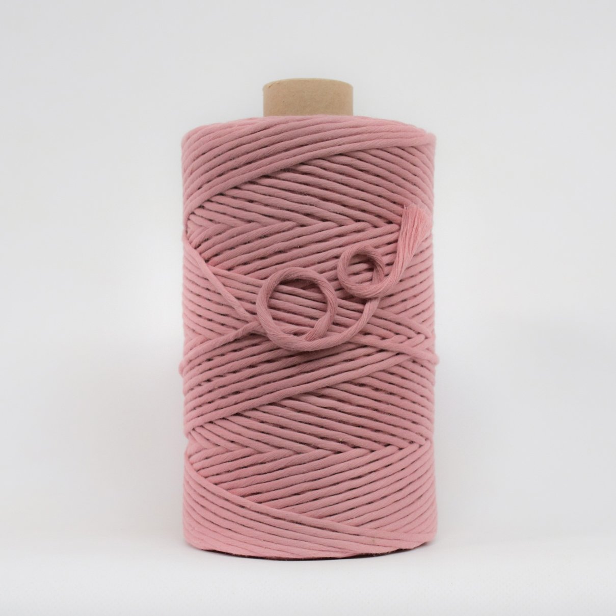 Mary Maker Studio Cloud 9 Cotton 4mm 1KG Cloud 9 Macrame String // Vintage Pink macrame cotton macrame rope macrame workshop macrame patterns macrame