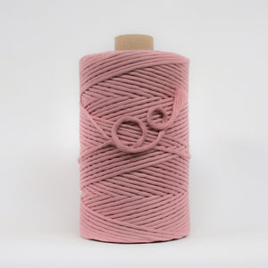 Mary Maker Studio Cloud 9 Cotton 4mm 1KG Cloud 9 Macrame String // Vintage Pink macrame cotton macrame rope macrame workshop macrame patterns macrame