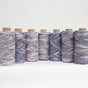 Mary Maker Studio Cloud 9 Cotton 500g Hand Painted Macrame String // Moonlight macrame cotton macrame rope macrame workshop macrame patterns macrame