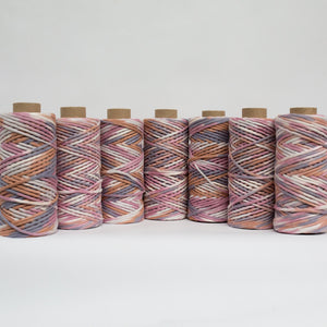 Mary Maker Studio Cloud 9 Cotton 500g Hand Painted Macrame String // Neapolitan Dream macrame cotton macrame rope macrame workshop macrame patterns macrame