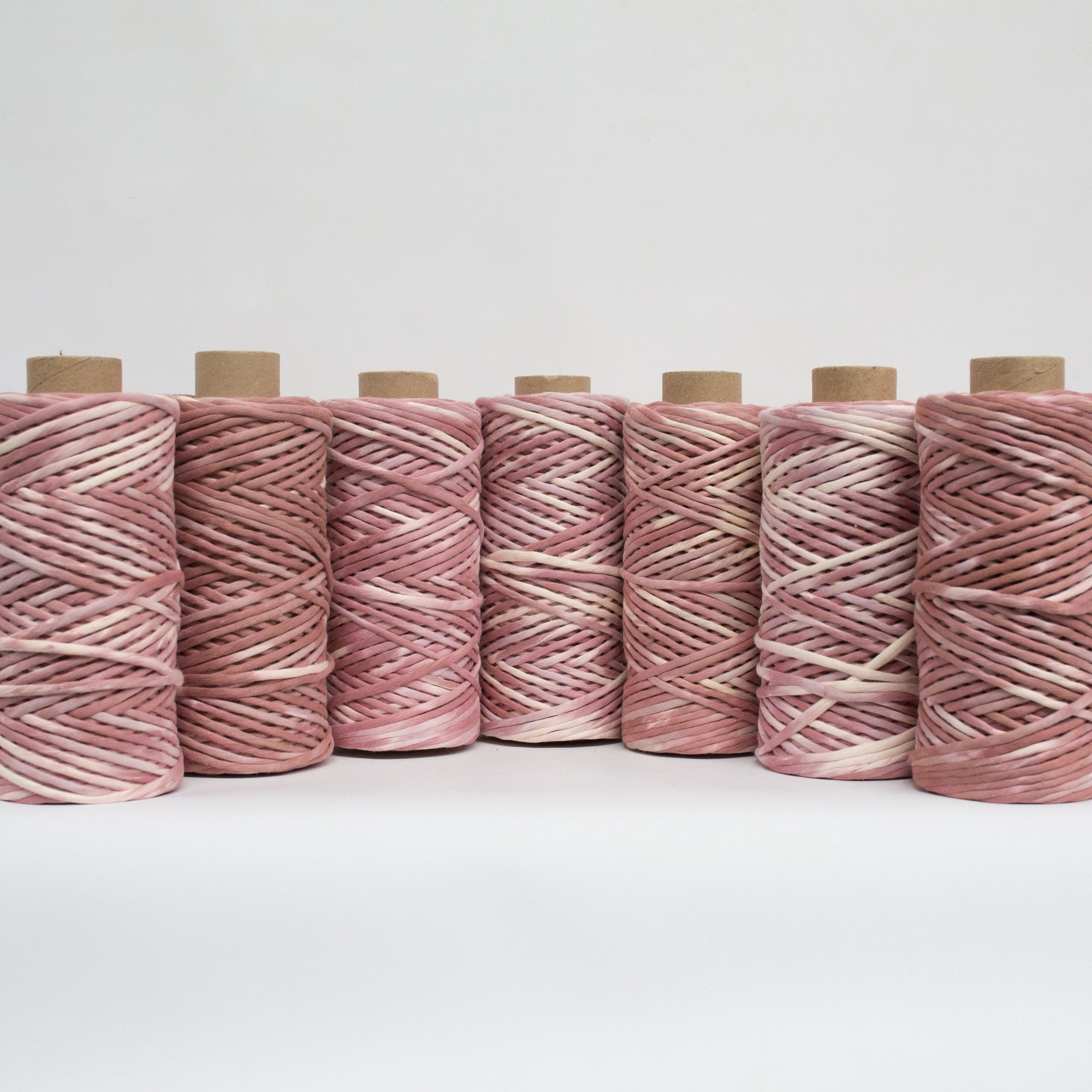 Mary Maker Studio Cloud 9 Cotton 500g Hand Painted Macrame String // Old Rose macrame cotton macrame rope macrame workshop macrame patterns macrame