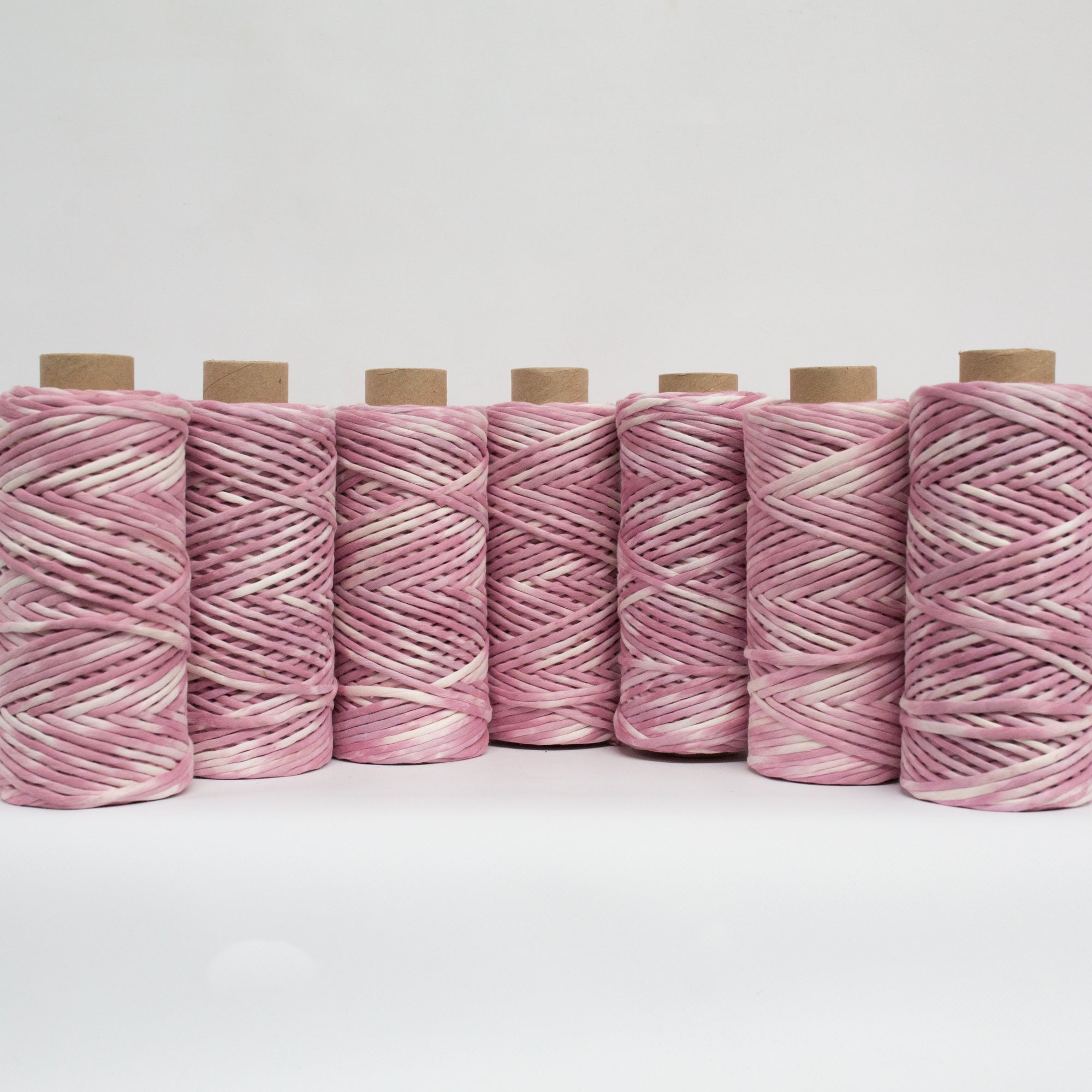 Mary Maker Studio Cloud 9 Cotton 500g Hand Painted Macrame String // Rose Quartz macrame cotton macrame rope macrame workshop macrame patterns macrame