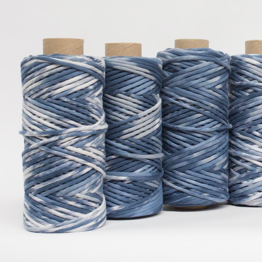 Mary Maker Studio Cloud 9 Cotton 500g Hand Painted Macrame String // Sapphire macrame cotton macrame rope macrame workshop macrame patterns macrame