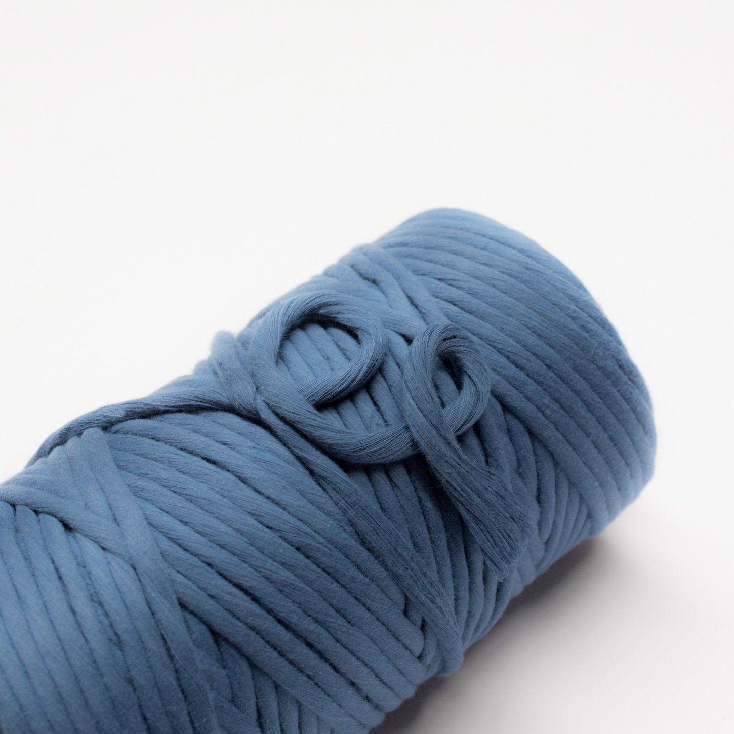 Mary Maker Studio Cloud 9 Cotton 8mm 1KG Cloud 9 Macrame String // Denim Blue 8mm macrame cotton macrame rope macrame workshop macrame patterns macrame