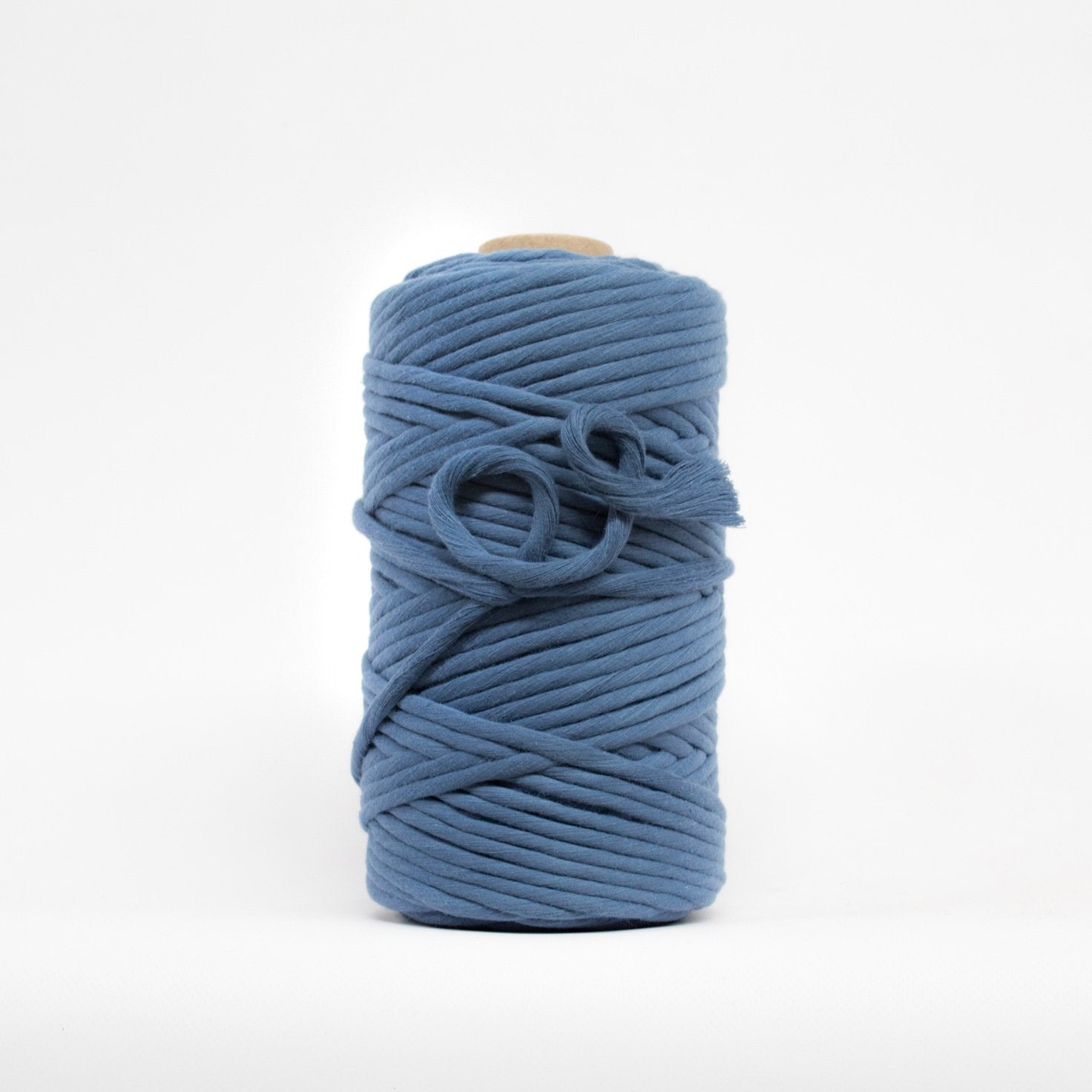 Mary Maker Studio Cloud 9 Cotton 8mm 1KG Cloud 9 Macrame String // Denim Blue 8mm macrame cotton macrame rope macrame workshop macrame patterns macrame