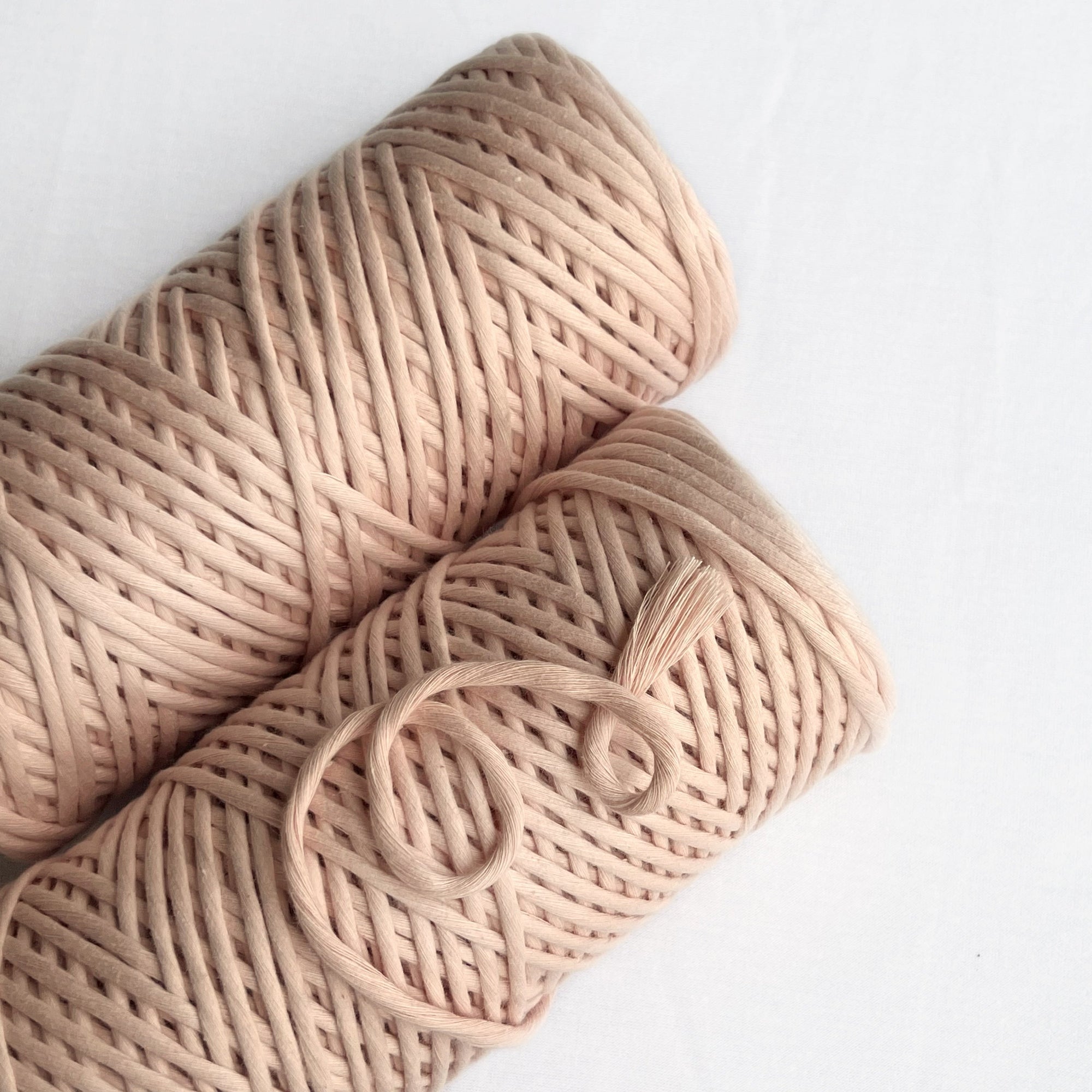 Mary Maker Studio Cloud 9 Macrame String // Blush macrame cotton macrame rope macrame workshop macrame patterns macrame