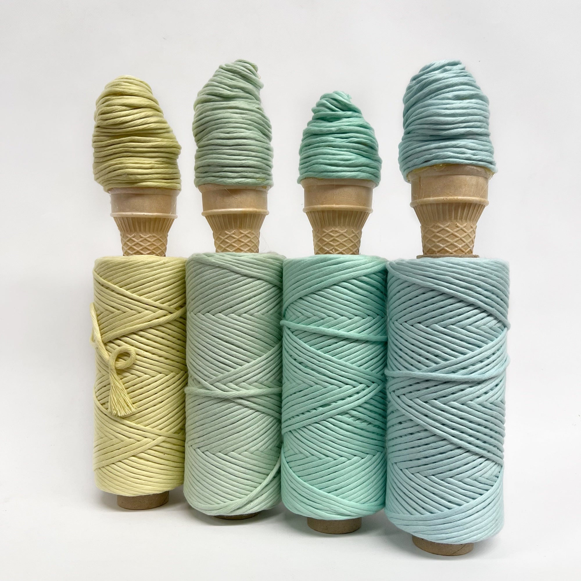 Mary Maker Studio Cloud 9 Macrame String // Lemon Meringue macrame cotton macrame rope macrame workshop macrame patterns macrame