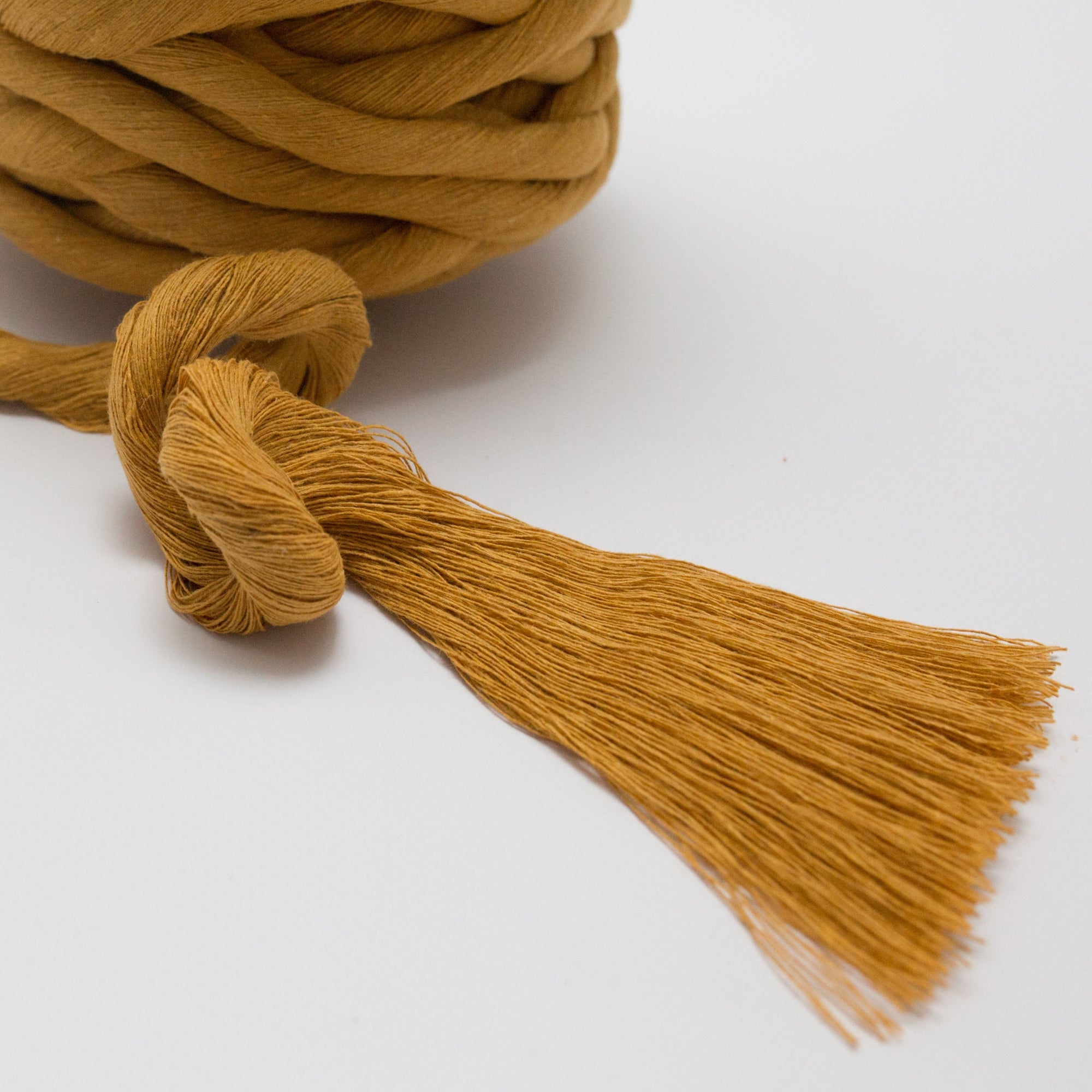 Mustard // Macrame Luxe Cotton String - 12mm - Mary Maker Studio