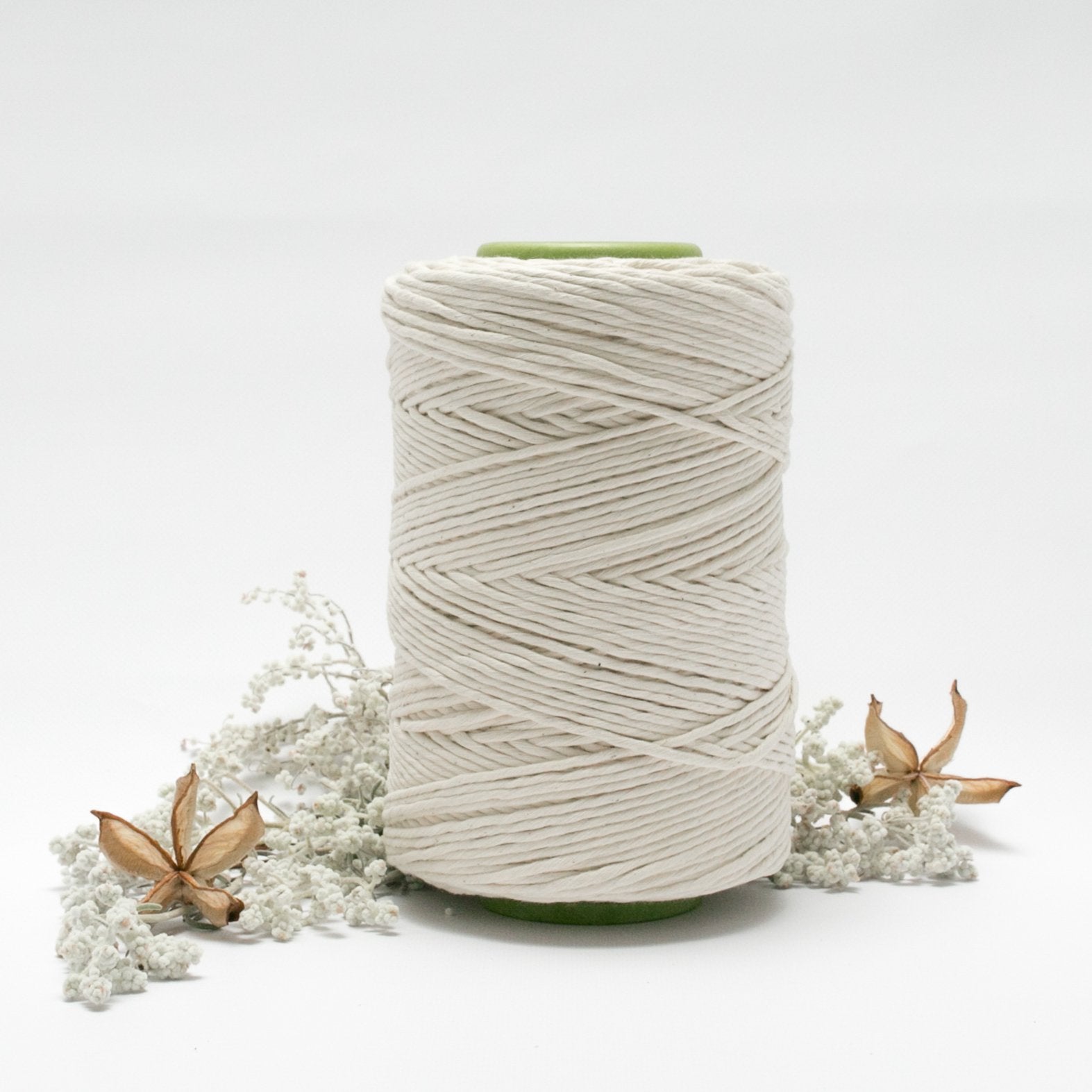 Mary Maker Studio Cotton String Natural // Macrame Luxe Cotton String - 3mm 1KG macrame cotton macrame rope macrame workshop macrame patterns macrame