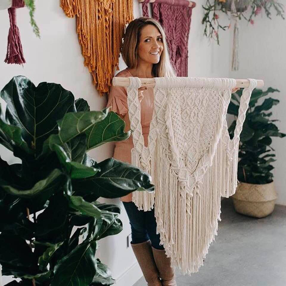 Mary Maker Studio Digital Pattern PDF Dharma - Intermediate / Advanced Macrame Wall Hanging Pattern Download macrame cotton macrame rope macrame workshop macrame patterns macrame