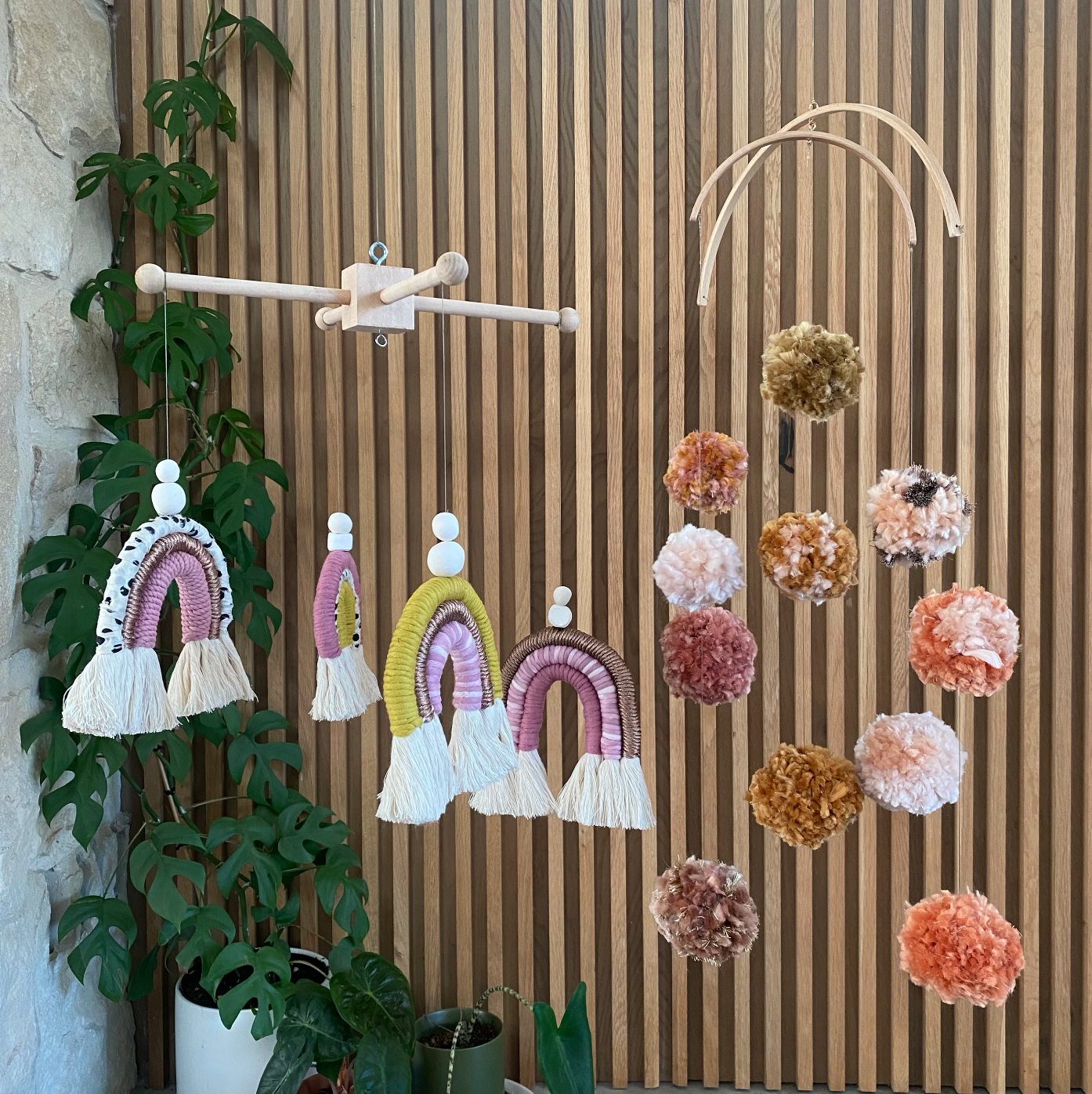 Mary Maker Studio looms Mobile Hanging Frames macrame cotton macrame rope macrame workshop macrame patterns macrame