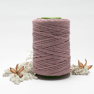 Mary Maker Studio Luxe Colour Cotton 3mm 1KG Dusty Rose // Macrame Cotton String macrame cotton macrame rope macrame workshop macrame patterns macrame