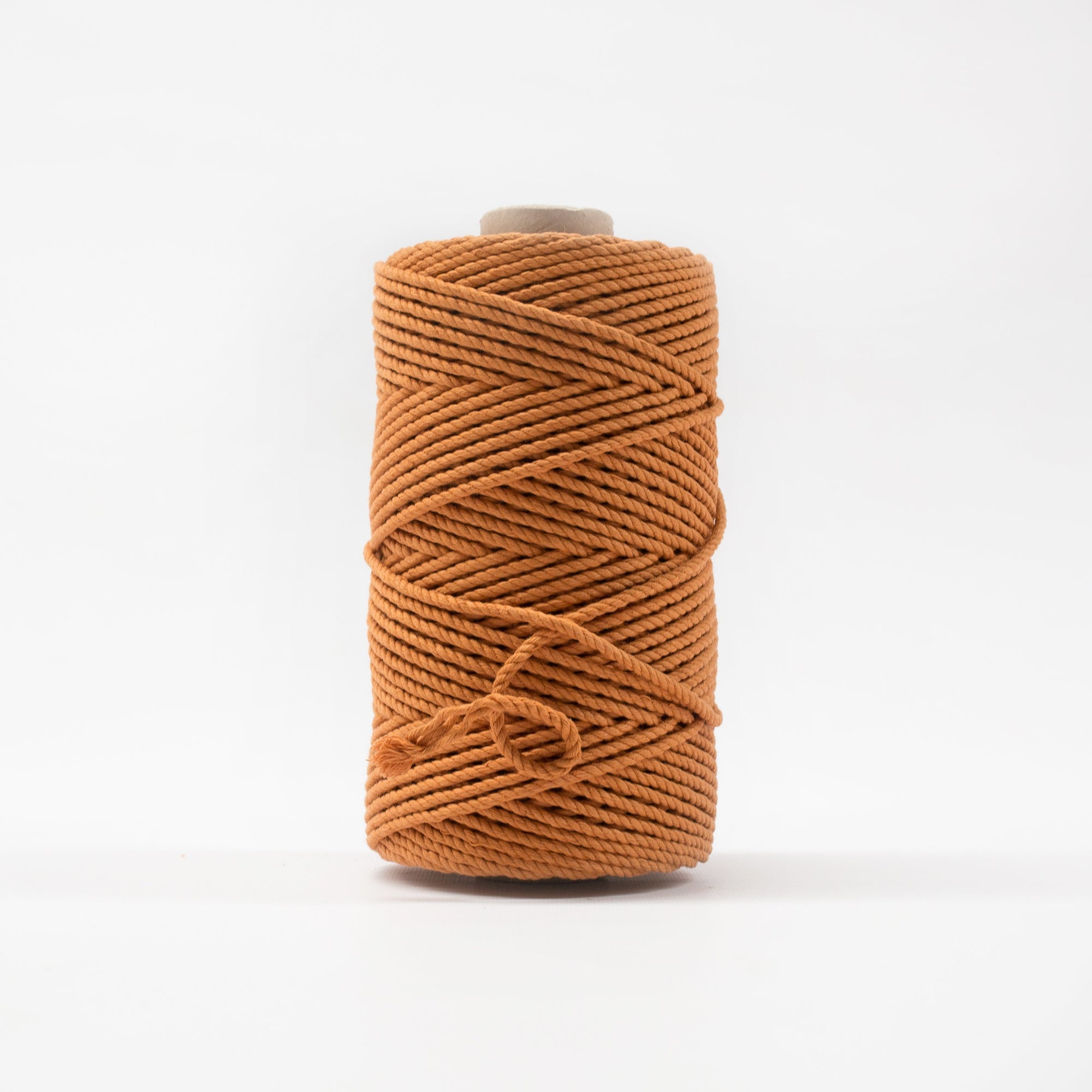 Mary Maker Studio Luxe Colour Cotton 4mm 1KG Recycled Luxe Macrame Rope // Caramel macrame cotton macrame rope macrame workshop macrame patterns macrame