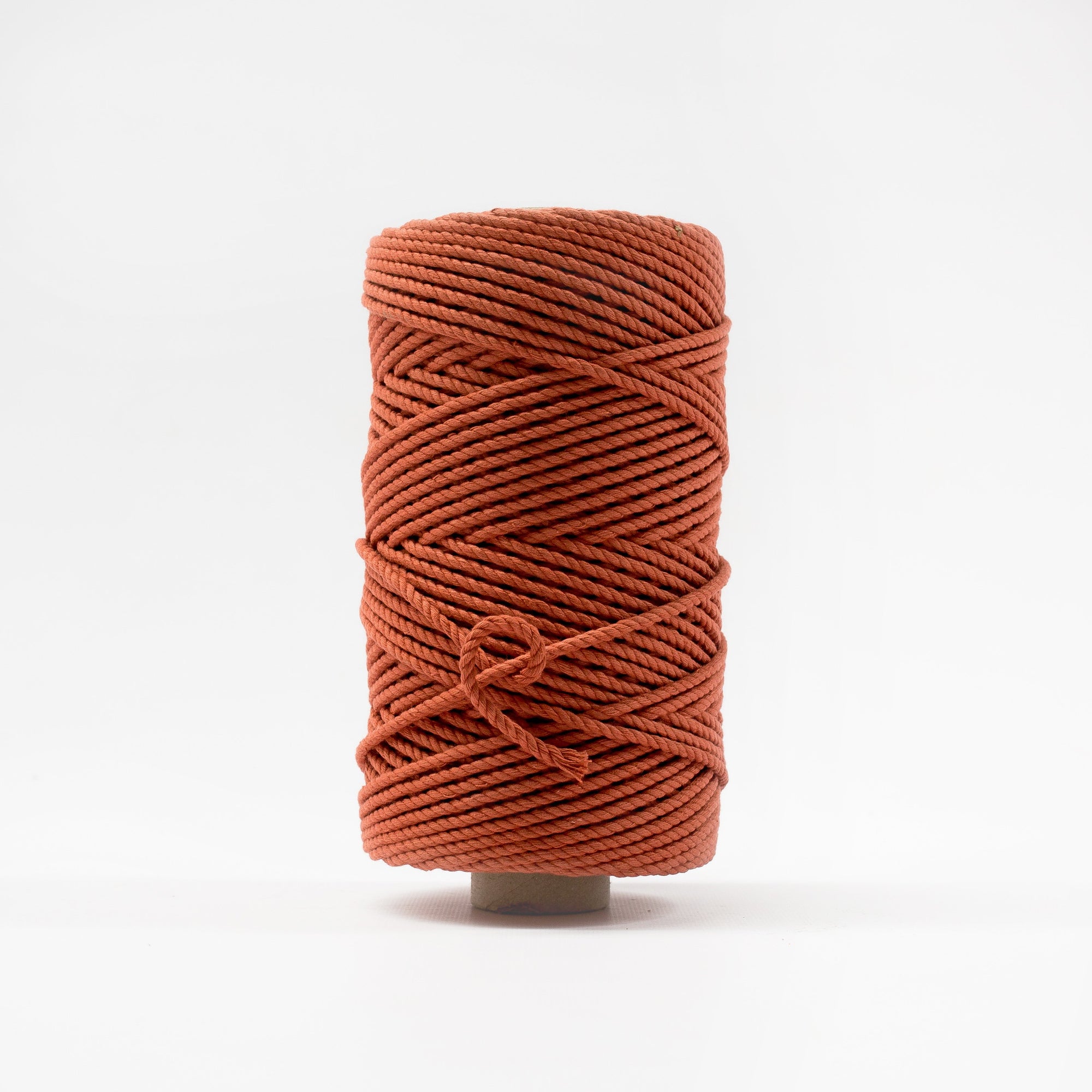 Mary Maker Studio Luxe Colour Cotton 4mm 1KG Recycled Luxe Macrame Rope // Terracotta macrame cotton macrame rope macrame workshop macrame patterns macrame