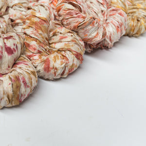 Mary Maker Studio ribbons Recycled Sari Silk Hand Painted Ribbon macrame cotton macrame rope macrame workshop macrame patterns macrame